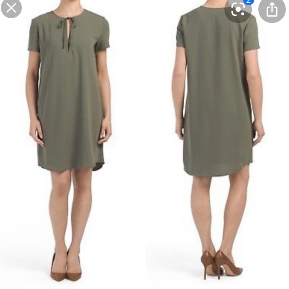 NWT - Theory - Olive Green dress - Size 6